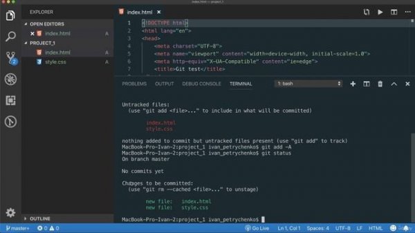 9. Учимся работать с системой контроля версий Git и с сервисом GitHub