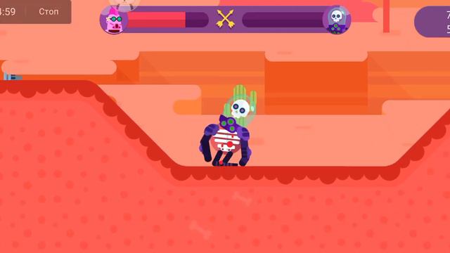 Играем в BOWMASTERS (Как то не получается) смотреть онлайн