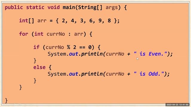 Write a java program to print even and odd numbers in an array. | Pradeep Nailwal смотреть онлайн