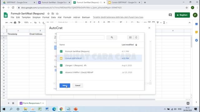 Cara Membuat Sertifikat Online Otomatis Kirim via Email смотреть онлайн