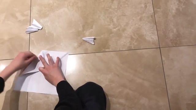 Как сделать бумажный самолётик смотреть онлайн