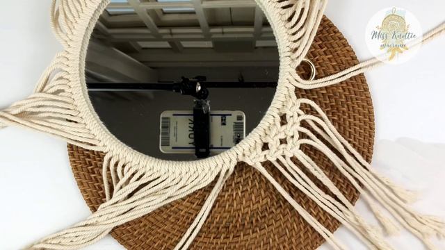 DIY MACRAME TUTORIAL | HOW TO MAKE MACRAME MIRROR смотреть онлайн