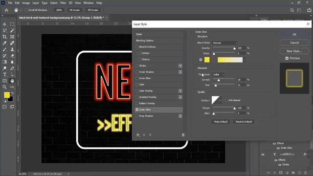 HOW TO CREATE NEON TEXT with PHOTOSHOP смотреть онлайн