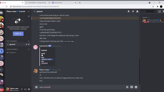how to make a webhook (roles, users, and emojis!) | - etxheral - смотреть онлайн
