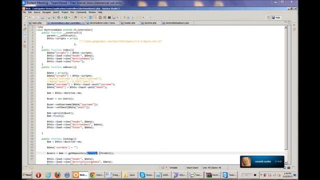 Introduction to CodeIgniter & Doctrine Part 3 смотреть онлайн