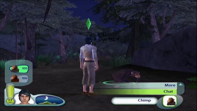 PERAN CHIMP YANG SANGAT MENGUNTUNGKAN ? - The Sims 2 Castaway Playstation 2 смотреть онлайн