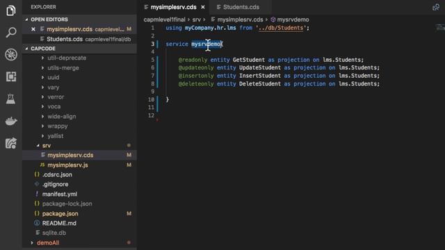 SAP® CAPM - Level 2 | CDS CRUDQ Service, CDS QL Transactions, CDS Service Extension & CAP Debugging смотреть онлайн