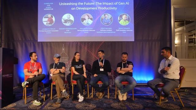[VDCLUJ2023] PANEL - Unleashing the Future: The Impact of Gen AI on Development Productivity смотреть онлайн