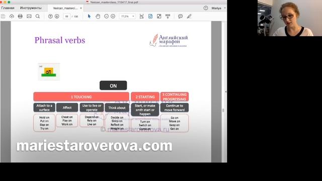 Мария Староверова "Как запоминать фразовые глаголы в английском" смотреть онлайн