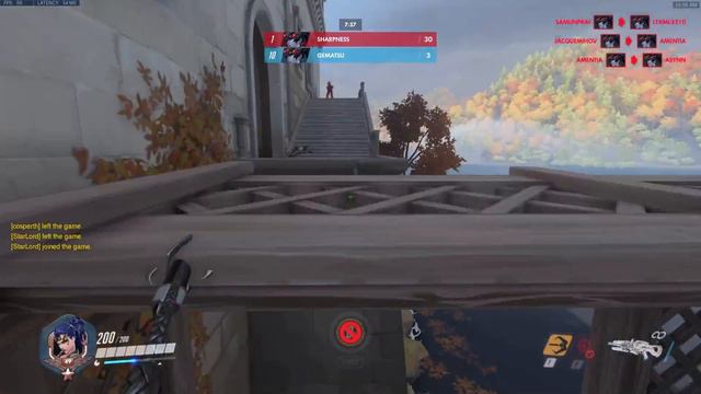 Gameplay WidowMaker Overwatch смотреть онлайн
