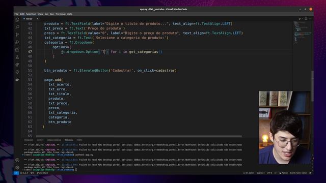 App mobile + Back end em Python | Django + Flet смотреть онлайн