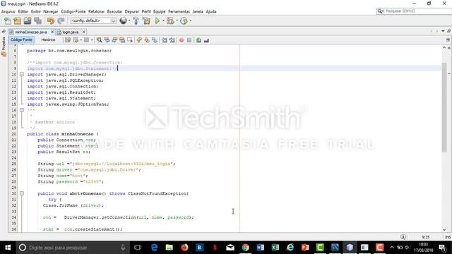 Login e senha em java BD MYSQL_Segurança da informação смотреть онлайн