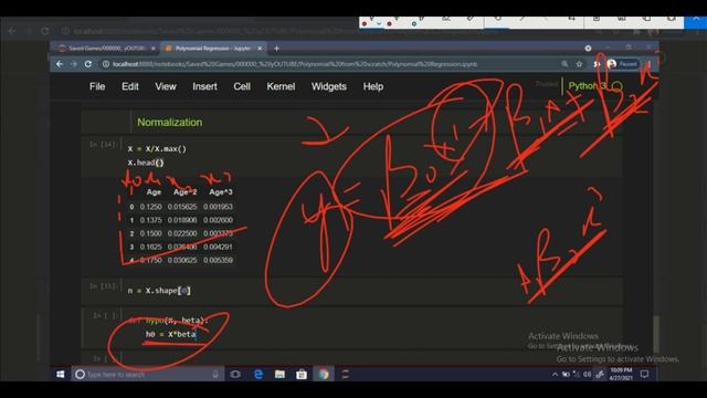 POLYNOMIAL REGRESSION FROM SCRATCH || REGRESSION PROBLEM IN ML || ML ALGORITHMS. смотреть онлайн