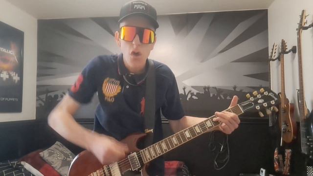 AC/DC THUNDERSTRUCK GUITAR COVER смотреть онлайн