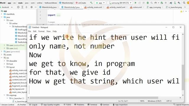 Android Studio Tutorial: How To Use Edit Text In Android Studio | #learnvibes #androiddevelopment смотреть онлайн
