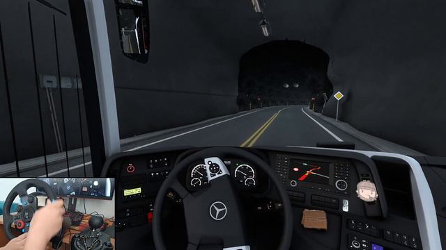 Virajlı Yollarda Mercedes Travego ile Bol Retarder'li Sürüş | Scandinavia Haritası - Logitech G29 смотреть онлайн