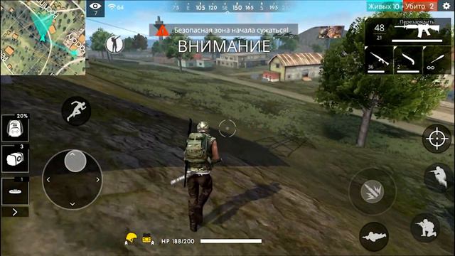 ДЕВУШКА УЧИТСЯ ИГРАТЬ В FREE FIRE смотреть онлайн