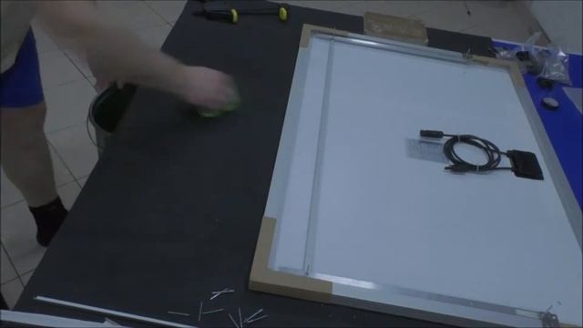 Монтаж переносной солнечной панели, Installation of a portable solar panel смотреть онлайн