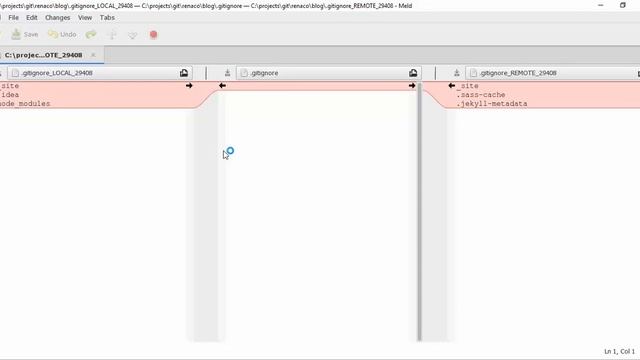 Resolver conflicto con Meld usando git mergetool en Windows 10 смотреть онлайн