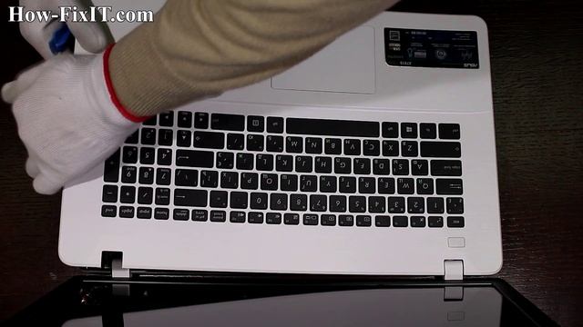 Asus X751 disassembly and battery replace, как разобрать и поменять батарею ноутбука смотреть онлайн