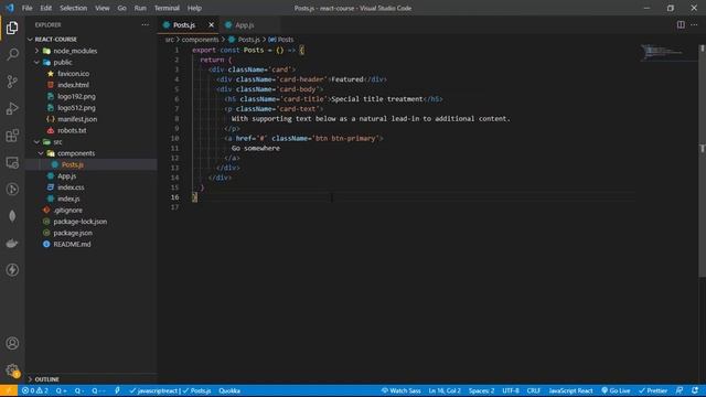 React JS Somali - 06 - Adding bootstrap and basic css styling смотреть онлайн