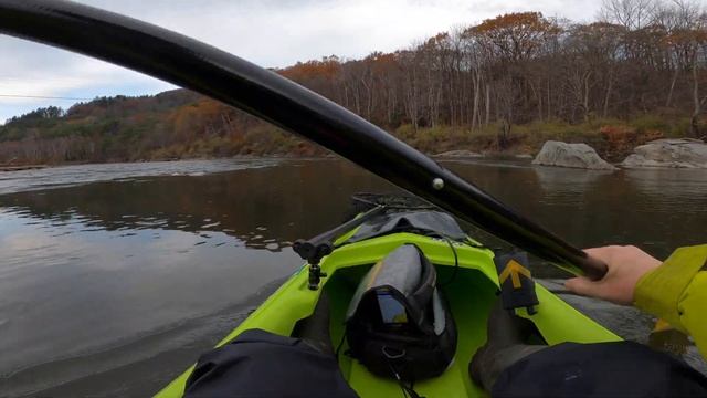 Kayak Fishing Bolton Falls - Rapids and a Rainbow! смотреть онлайн