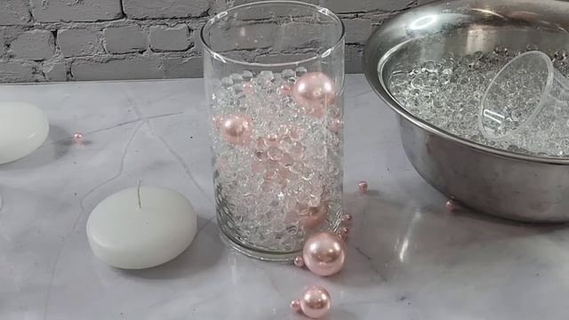 #1544 Beautiful Vases With Floating Candles, Pearls and Water Beads смотреть онлайн