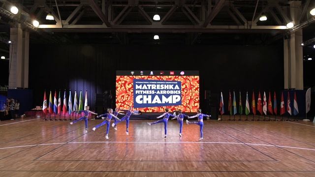 Гагаринки MATRESHKA FITNESS-AEROBICS CHAMP Степ-аэробика Финал смотреть онлайн