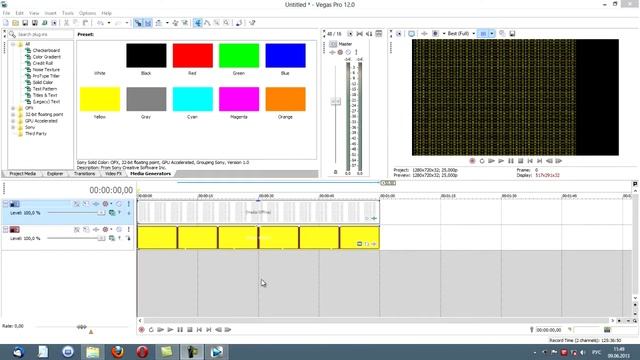 Вставка и анимация таблицы в Sony Vegas смотреть онлайн