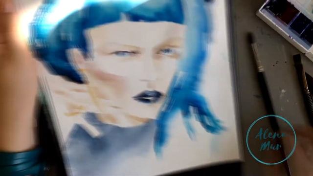 Портрет Стиль Fashion иллюстрации.Волосы!? смотреть онлайн