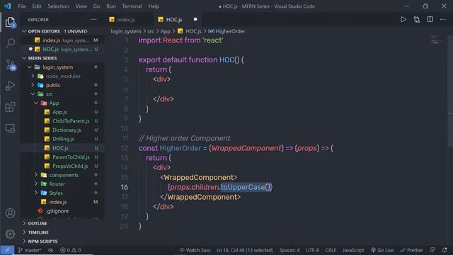Creating Higher Order Component - MERN Stack Series - 31 смотреть онлайн