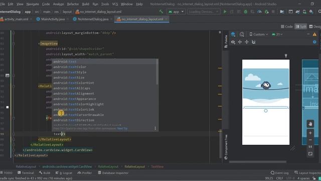 How to create No Internet Connection custom dialog with beautiful UI design| Android Studio Tutoria смотреть онлайн