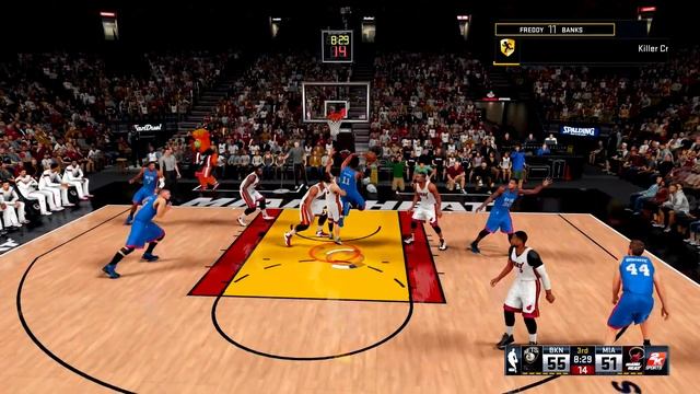 NBA 2K16 MyCAREER - FREDDY HAS A NEW ANKLE CITY VICTIM! | 6'4 ATHLETIC POINT GURAD HAS HOPS! смотреть онлайн