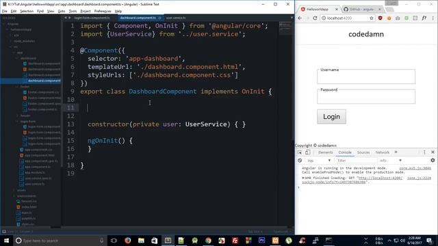 Angular 2 | Tutorial 18 | Login App | Part 2 | TutorialsPoint смотреть онлайн