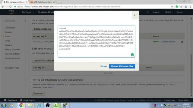 AWS CodeCommit Git with TortoiseGit using SSH смотреть онлайн
