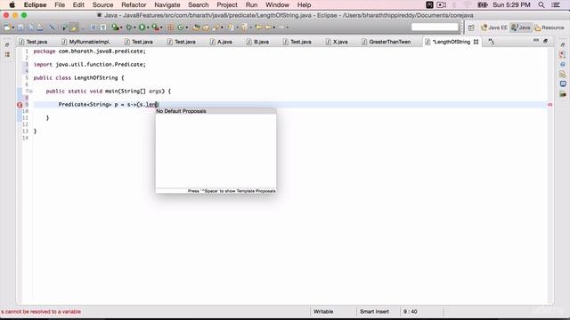 Java 8 Features Part 13 - String Predicate смотреть онлайн