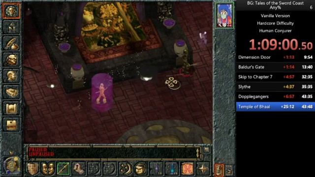 Baldur's Gate Vanilla Max Difficulty Human Conjurer Speedrun Routing Part 2 смотреть онлайн