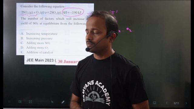 CHEMICAL EQUILIBRIUM JEE PREVIOUS QUESTIONS (2023-2021) смотреть онлайн