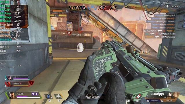 Apex Legends | RTX 3050 Laptop | 5600H | 2x8GB | Gameplay Multi Settings смотреть онлайн