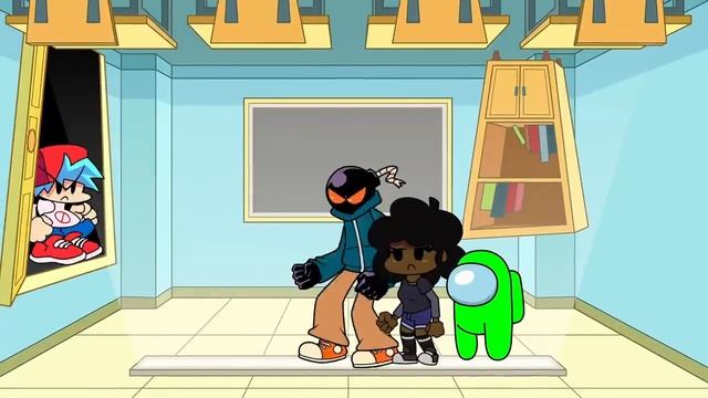 SPOOKY ESCAPE #1: Mini Crewmate and FNF Characters vs BALDI | Friday Night Funkin vs Among Us смотреть онлайн