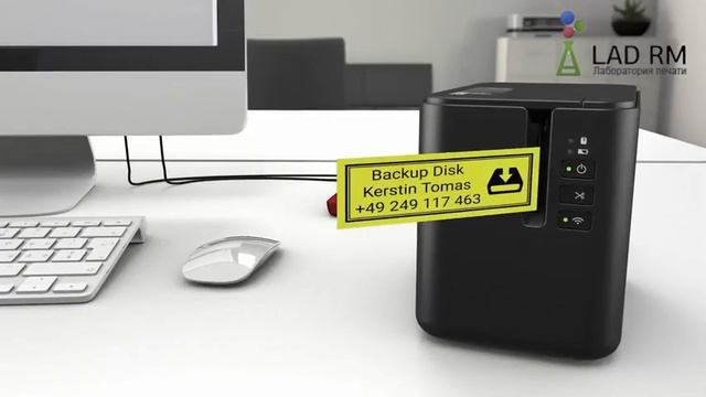 BROTHER P-Touch PT-P900WR Wi-Fi принтер для печати наклеек смотреть онлайн