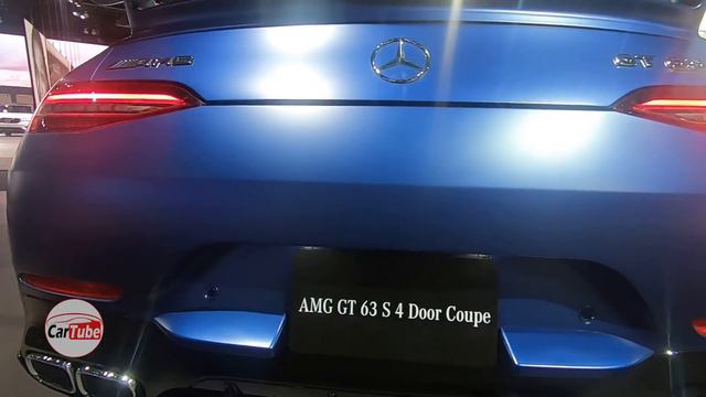 2019 Mercedes AMG GT 63 S 4-Door Coupe Exterior Walkaround смотреть онлайн