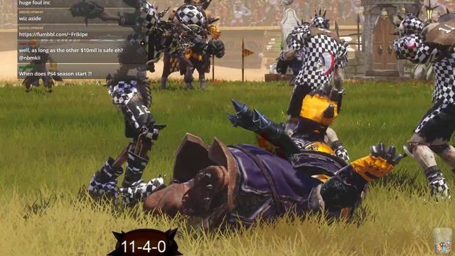 Blood Bowl 2 -Never Give Up! Game 16 - Chaos Dwarves Vs. Undead