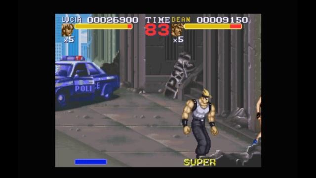 Super Nintendo (Snes) 16-bit Final Fight 3 Round 1