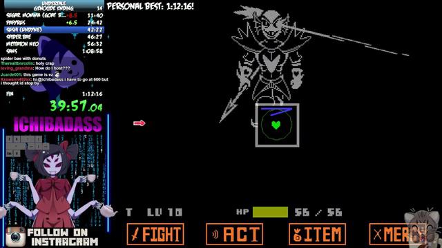 Undertale - NO HIT! Undyne the Undying Boss Fight! смотреть онлайн