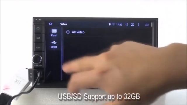 NAVISKAUTO 7 Inch Android 4.4.4 Quad Core 2 Din HD In Dash Car Stereo Touch Screen смотреть онлайн