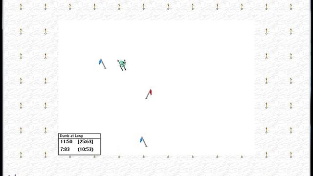 Ingemar's Skiing game v1.0.3 (2000, Macintosh) - 2 of 2: Easy Course [720p] смотреть онлайн