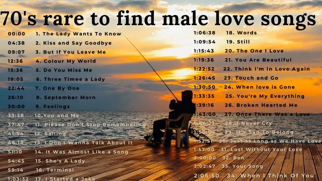 70's Rare to Find Classic Male Love Songs смотреть онлайн