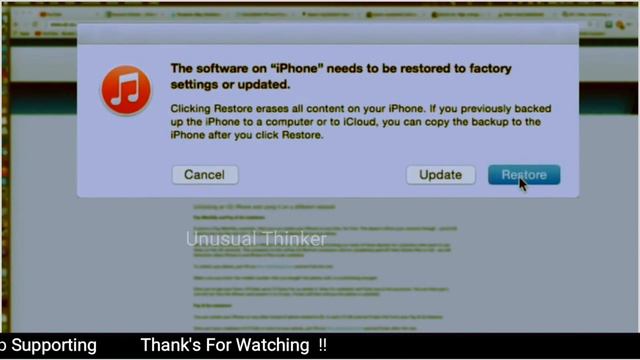 Unlock A disabled iPhone 5s | Factory Reset iPhone without Passcode || Unusual Thinker смотреть онлайн
