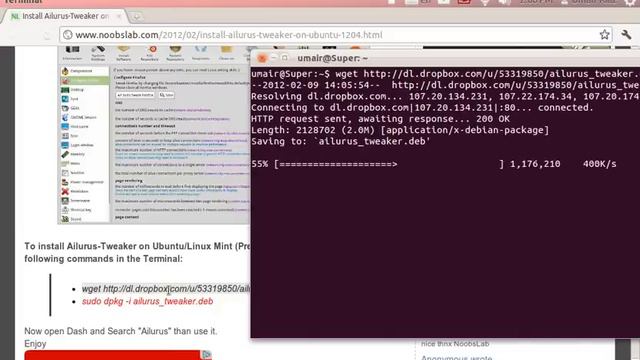 Install Ailurus Tweaker on Ubuntu12.04/11.10/Linux Mint смотреть онлайн